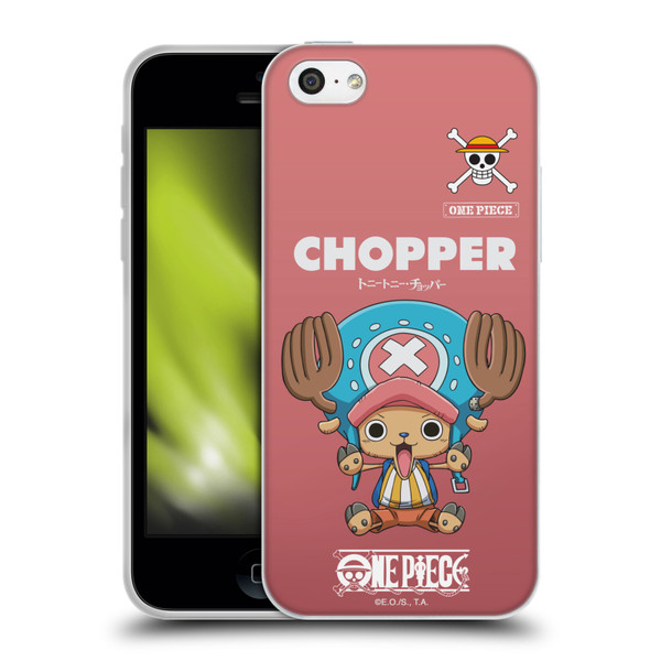 One Piece Graphic Art Chopper Soft Gel Case for Apple iPhone 5c