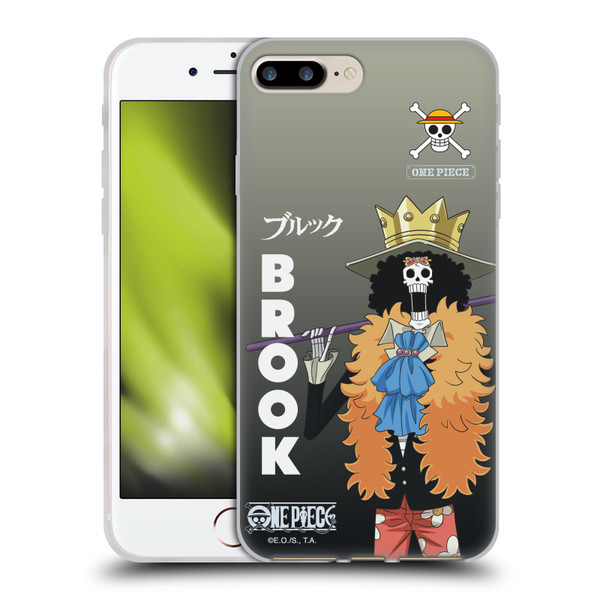 One Piece Graphic Art Brook Soft Gel Case for Apple iPhone 7 Plus / 8 Plus