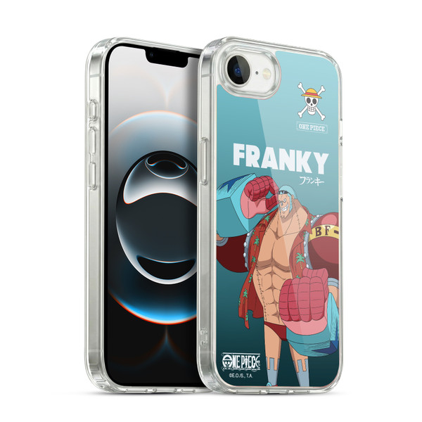 One Piece Graphic Art Franky Soft Gel Case for Apple iPhone 16e / Apple iPhone 17e