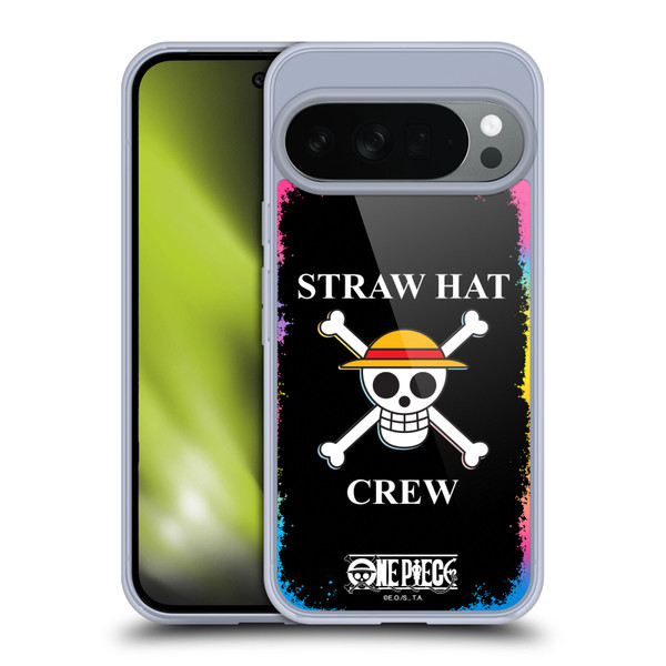 One Piece Graphic Art Colourful Crew Logo Soft Gel Case for Google Pixel 10