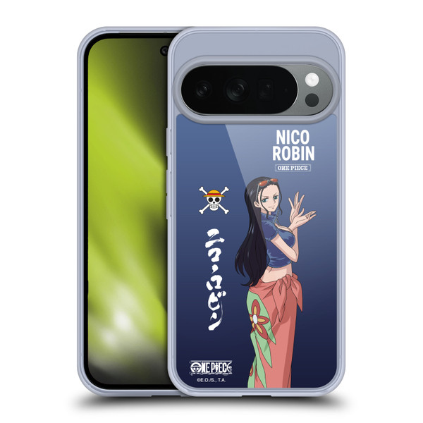 One Piece Graphic Art Nico Robin Soft Gel Case for Google Pixel 10