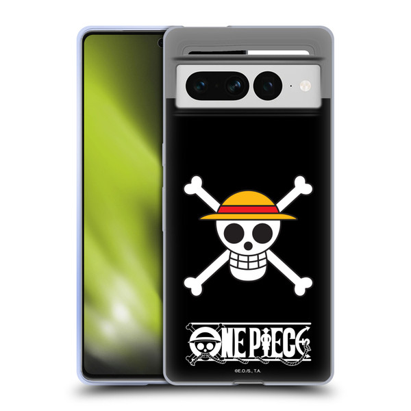 One Piece Graphic Art Classic Crew Logo Soft Gel Case for Google Pixel 7 Pro