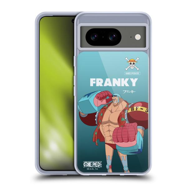 One Piece Graphic Art Franky Soft Gel Case for Google Pixel 8