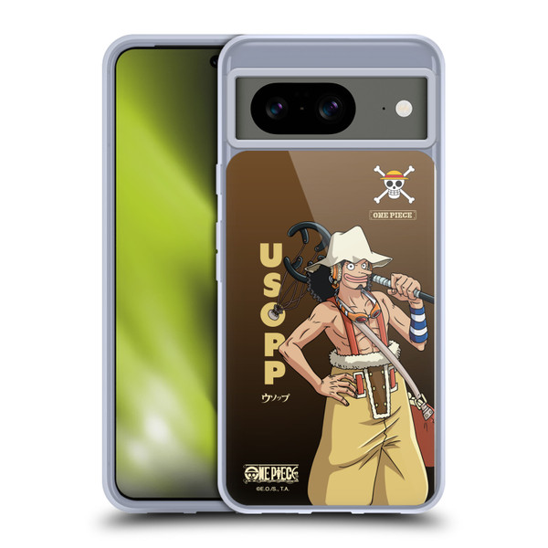 One Piece Graphic Art Usopp Soft Gel Case for Google Pixel 8