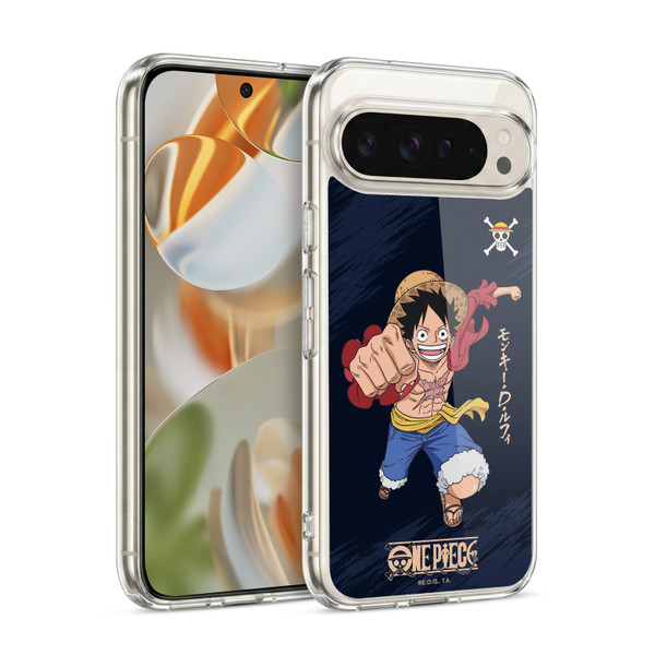 One Piece Graphic Art Luffy Soft Gel Case for Google Pixel 9 / Pixel 9 Pro