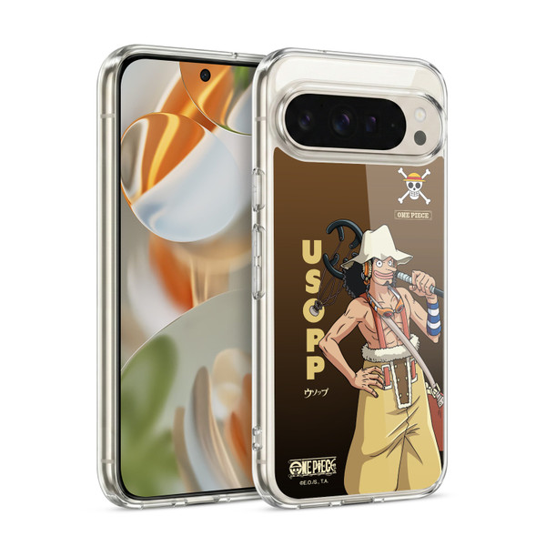 One Piece Graphic Art Usopp Soft Gel Case for Google Pixel 9 / Pixel 9 Pro