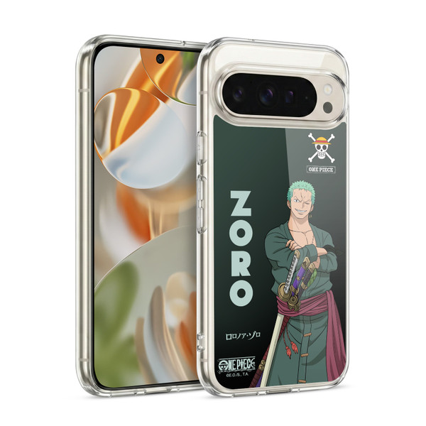One Piece Graphic Art Roronoa Zoro Soft Gel Case for Google Pixel 9 / Pixel 9 Pro