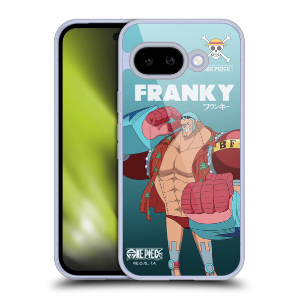 One Piece Graphic Art Franky Soft Gel Case for Google Pixel 9A