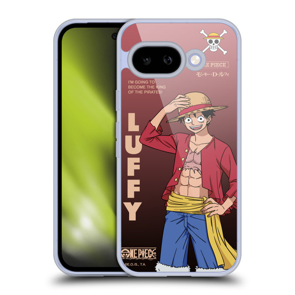 One Piece Graphic Art Monkey D. Luffy Soft Gel Case for Google Pixel 9A