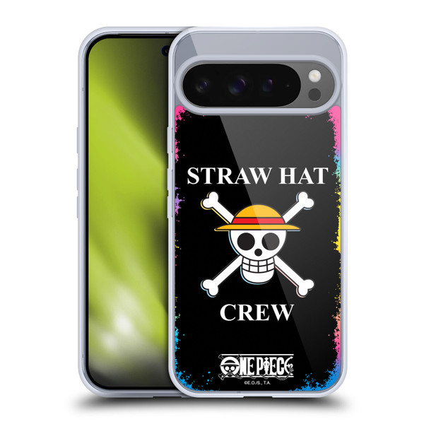 One Piece Graphic Art Colourful Crew Logo Soft Gel Case for Google Pixel 9 Pro XL