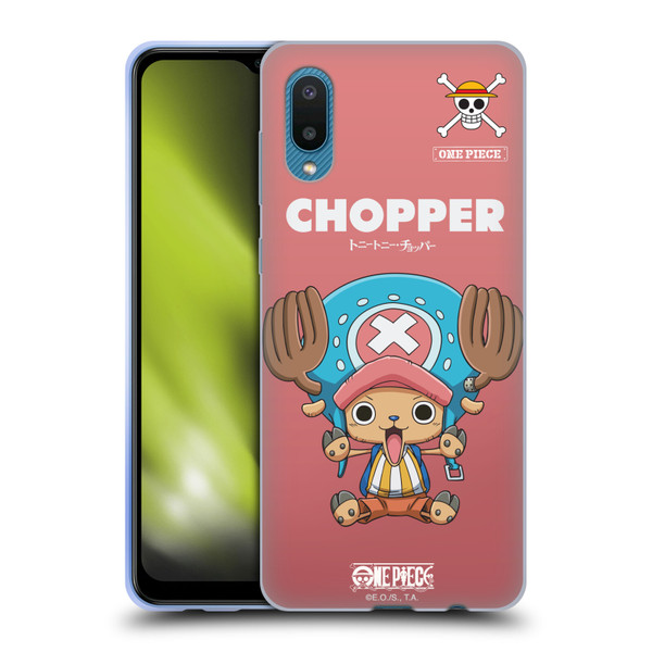 One Piece Graphic Art Chopper Soft Gel Case for Samsung Galaxy A02/M02 (2021)