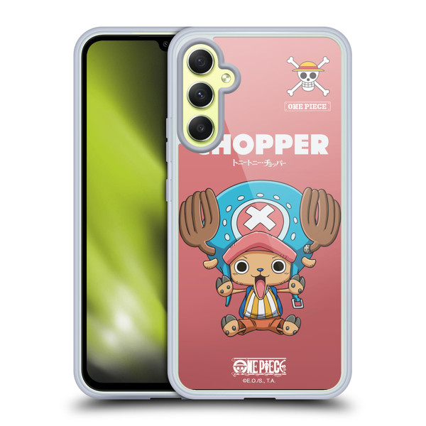 One Piece Graphic Art Chopper Soft Gel Case for Samsung Galaxy A34 5G