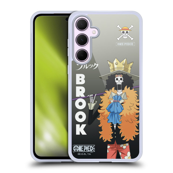 One Piece Graphic Art Brook Soft Gel Case for Samsung Galaxy A35 5G