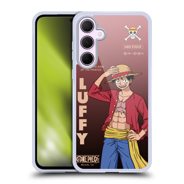 One Piece Graphic Art Monkey D. Luffy Soft Gel Case for Samsung Galaxy A35 5G