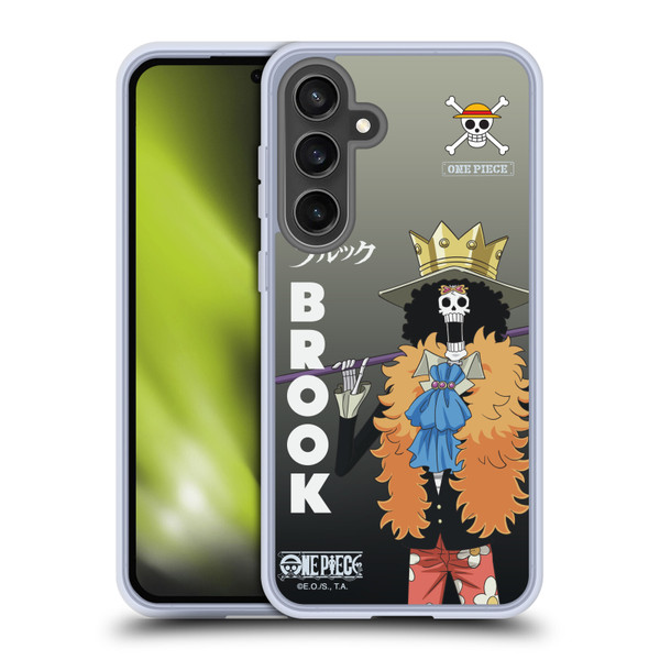 One Piece Graphic Art Brook Soft Gel Case for Samsung Galaxy S24 FE