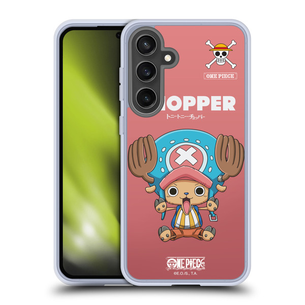 One Piece Graphic Art Chopper Soft Gel Case for Samsung Galaxy S24 FE