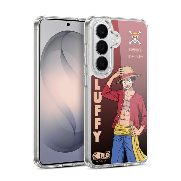 One Piece Graphic Art Monkey D. Luffy Soft Gel Case for Samsung Galaxy S26