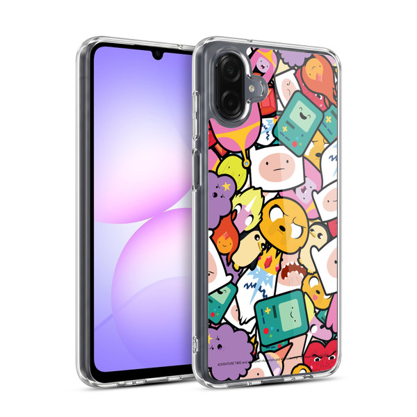 Adventure Time Graphics Pattern Soft Gel Case for Samsung Galaxy A07 4G
