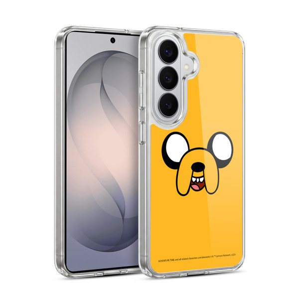 Adventure Time Graphics Jake The Dog Soft Gel Case for Samsung Galaxy S26
