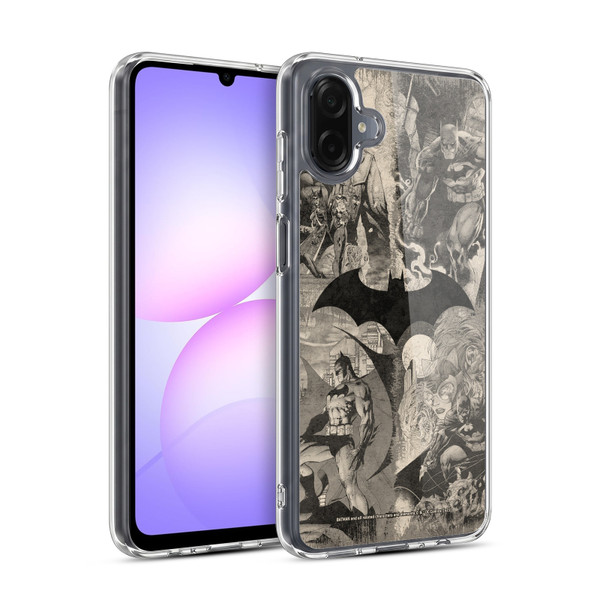 Batman DC Comics Hush Logo Collage Distressed Soft Gel Case for Samsung Galaxy A07 4G