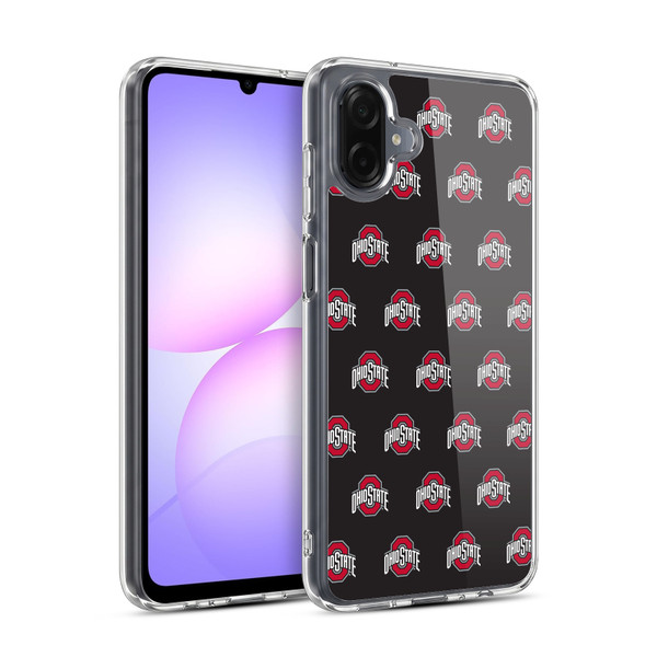 Ohio State University Logo Pattern Soft Gel Case for Samsung Galaxy A07 4G