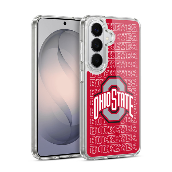 Ohio State University Logo Outline Buckeyes Soft Gel Case for Samsung Galaxy S26 Plus