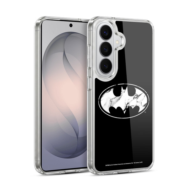 Batman DC Comics Logos Marble Soft Gel Case for Samsung Galaxy S26 Plus