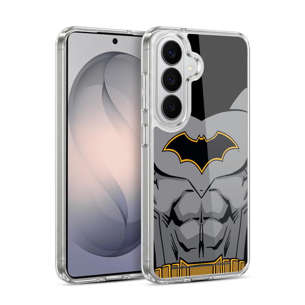 Batman DC Comics Logos Rebirth Costume Soft Gel Case for Samsung Galaxy S26 Plus