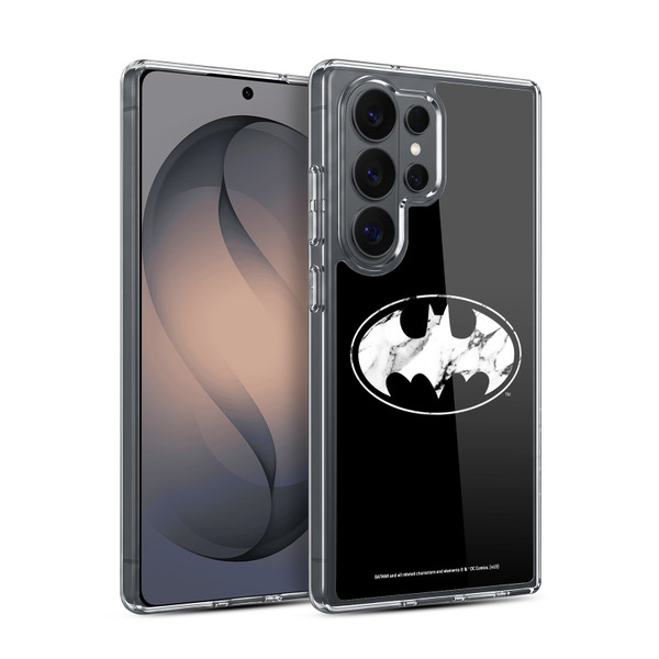 Batman DC Comics Logos Marble Soft Gel Case for Samsung Galaxy S26 Ultra