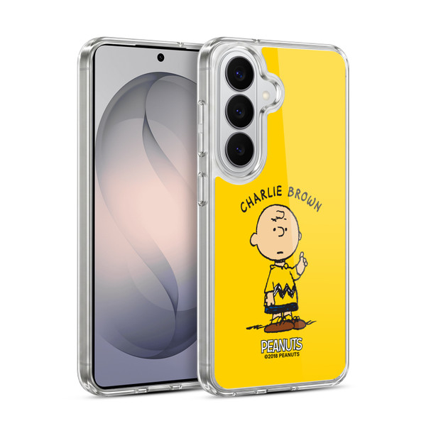 Peanuts Characters Charlie Brown Soft Gel Case for Samsung Galaxy S26