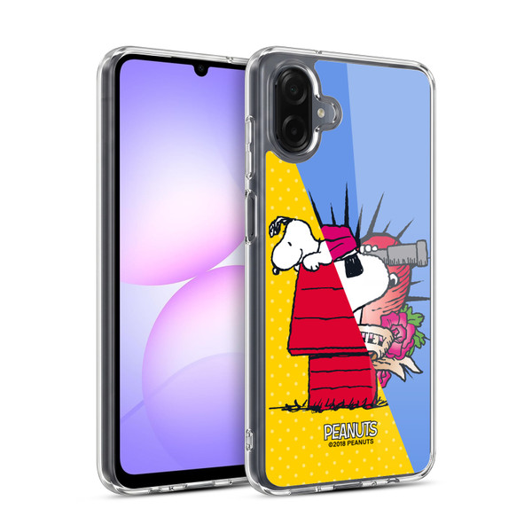 Peanuts Halfs And Laughs Snoopy Pirate Soft Gel Case for Samsung Galaxy A07 4G