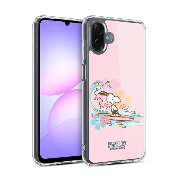 Peanuts Beach Snoopy Surf Soft Gel Case for Samsung Galaxy A07 4G