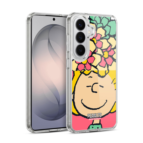 Peanuts Halfs And Laughs Sally Flowers Soft Gel Case for Samsung Galaxy S26 Plus