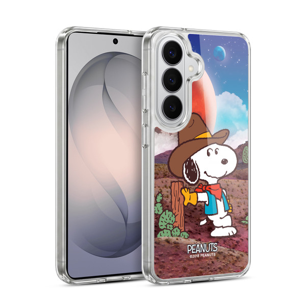 Peanuts Snoopy Space Cowboy Nebula Ranger Soft Gel Case for Samsung Galaxy S26 Plus
