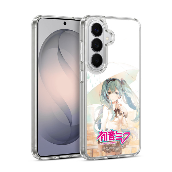 Hatsune Miku Graphics Rain Soft Gel Case for Samsung Galaxy S26 Plus