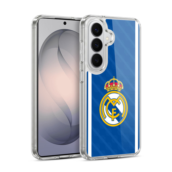 Real Madrid CF Badge Blue Soft Gel Case for Samsung Galaxy S26