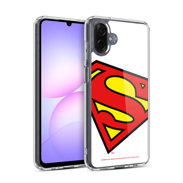 Superman DC Comics Logos Oversized Soft Gel Case for Samsung Galaxy A07 4G