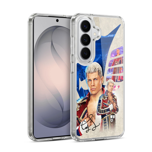 WWE Cody Rhodes Superstar Graphics Soft Gel Case for Samsung Galaxy S26