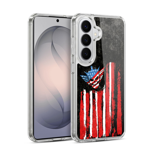 WWE Cody Rhodes Superstar Flag Soft Gel Case for Samsung Galaxy S26 Plus