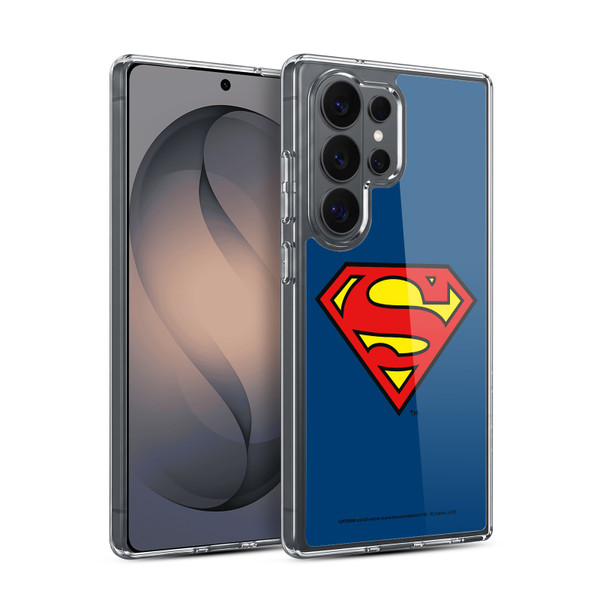 Superman DC Comics Logos Classic Soft Gel Case for Samsung Galaxy S26 Ultra