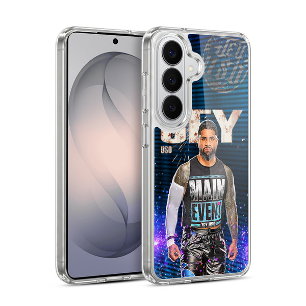 WWE Jey Uso Portrait Soft Gel Case for Samsung Galaxy S26 Plus
