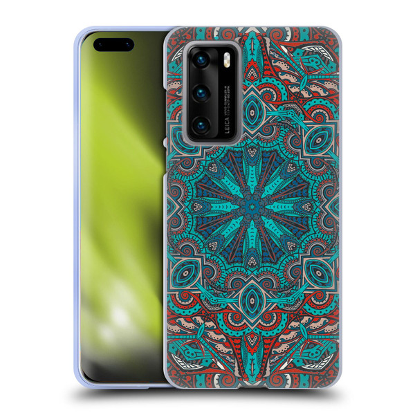 Aimee Stewart Mandala Moroccan Sea Soft Gel Case for Huawei P40 5G