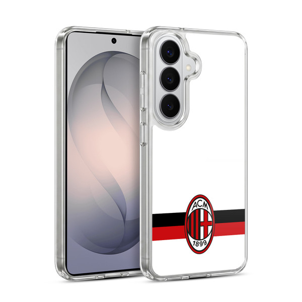 AC Milan Crest White Soft Gel Case for Samsung Galaxy S26