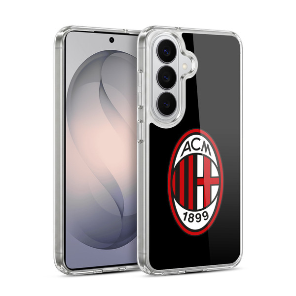 AC Milan Crest Full Colour Black Soft Gel Case for Samsung Galaxy S26 Plus