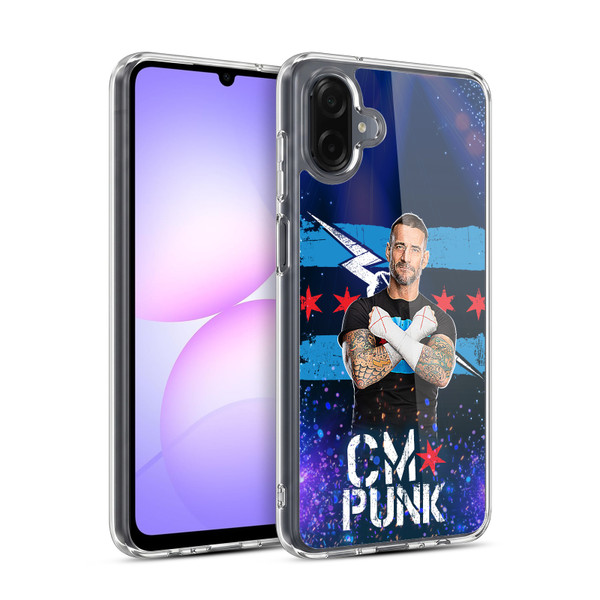 WWE CM Punk Portrait Soft Gel Case for Samsung Galaxy A07 4G