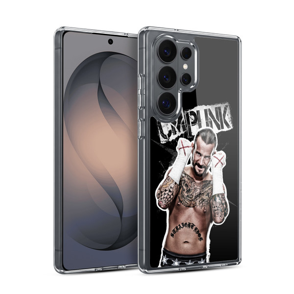 WWE CM Punk Graphics Soft Gel Case for Samsung Galaxy S26 Ultra