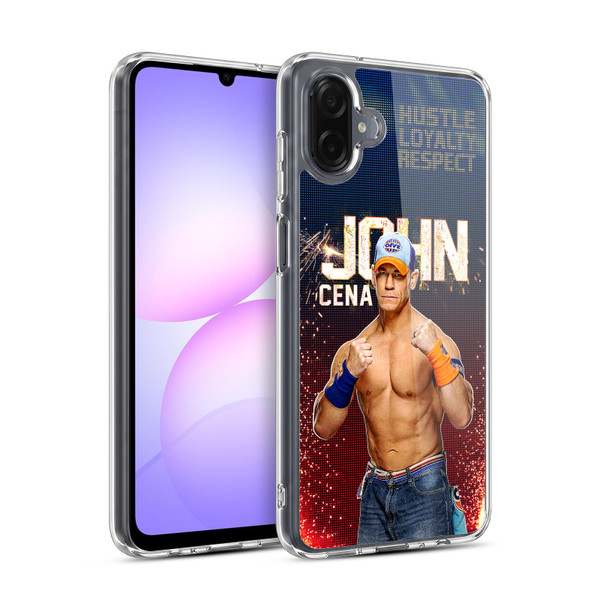 WWE John Cena Portrait Soft Gel Case for Samsung Galaxy A07 4G