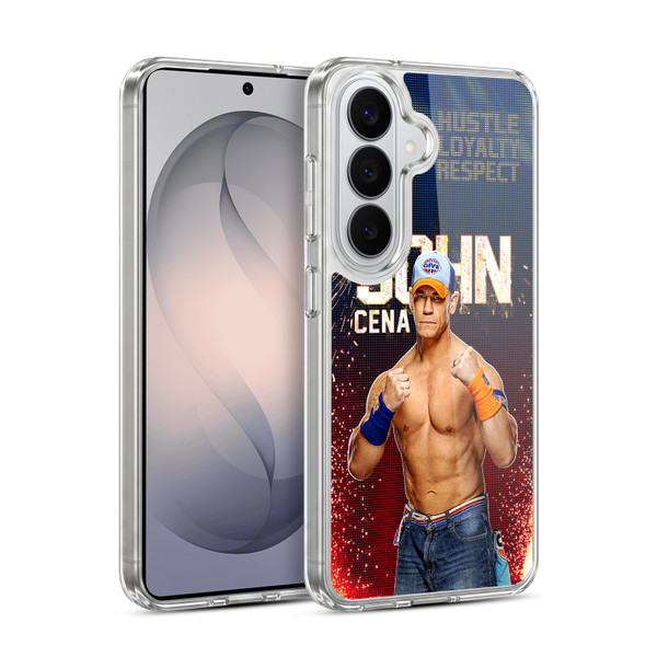 WWE John Cena Portrait Soft Gel Case for Samsung Galaxy S26
