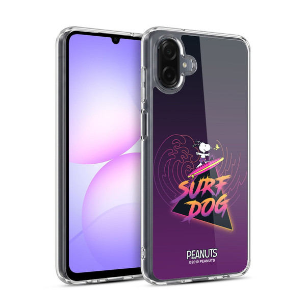 Peanuts Snoopy Aloha Disco Surf Dog Soft Gel Case for Samsung Galaxy A07 4G