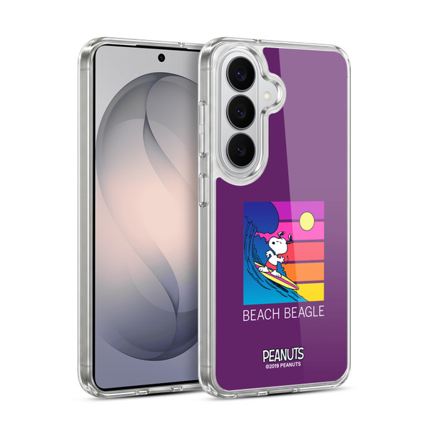Peanuts Snoopy Aloha Disco Beach Beagle Soft Gel Case for Samsung Galaxy S26